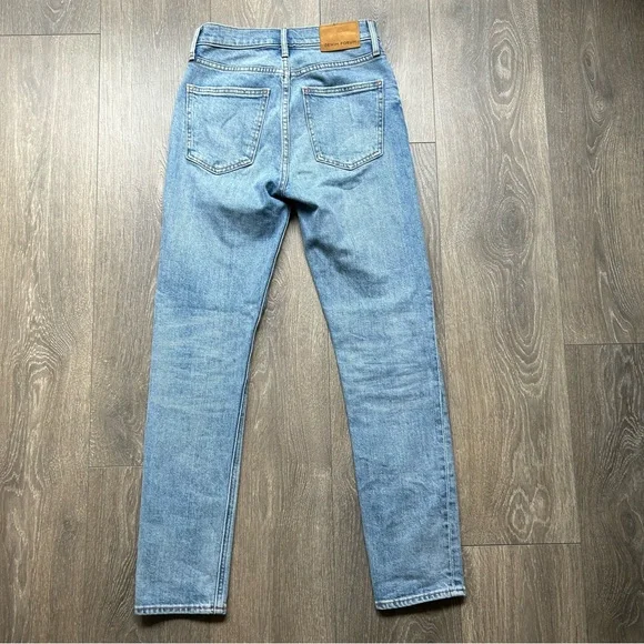 Aritzia Denim Forum The Yoko High Rise Slim Skinny Jeans High Waist Light Wash - Picture 12 of 15